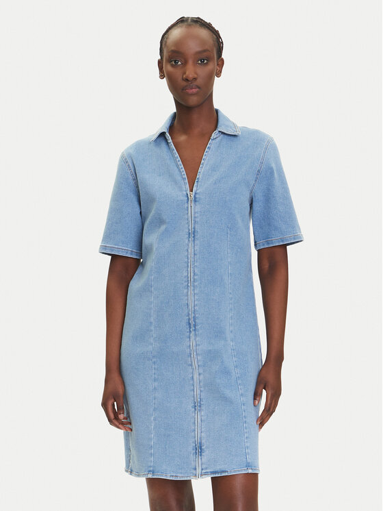 Джинсовое платье стандартный крой Frida 15360436 Only, синий
Джинсовое платье стандартный крой Frida 15360436 Only, синий