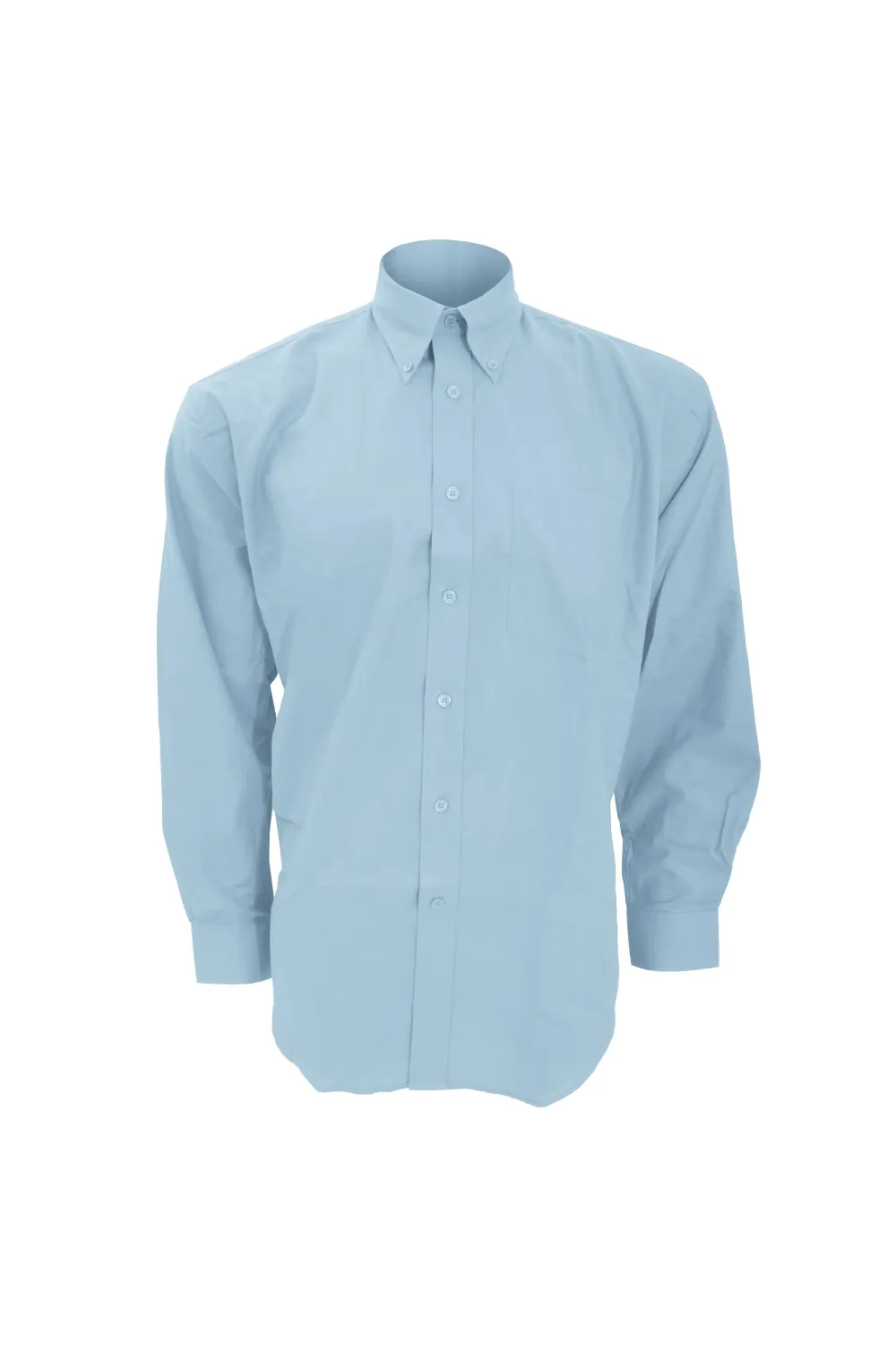 Оксфордская рубашка с длинным рукавом Kustom Kit, синий
Оксфордская рубашка с длинным рукавом Kustom Kit, синий