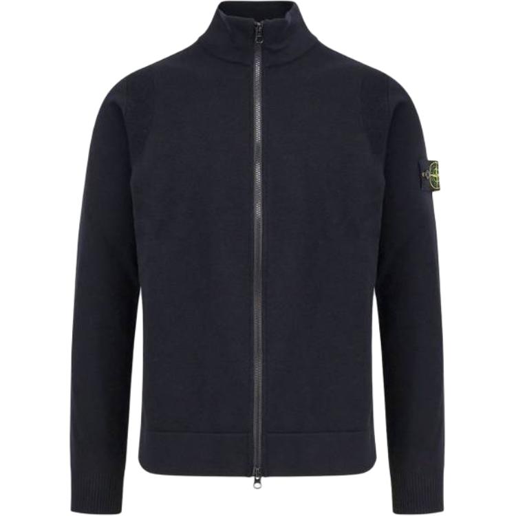 Кардиган на молнии с логотипом STONE ISLAND, черный
Кардиган на молнии с логотипом STONE ISLAND, черный