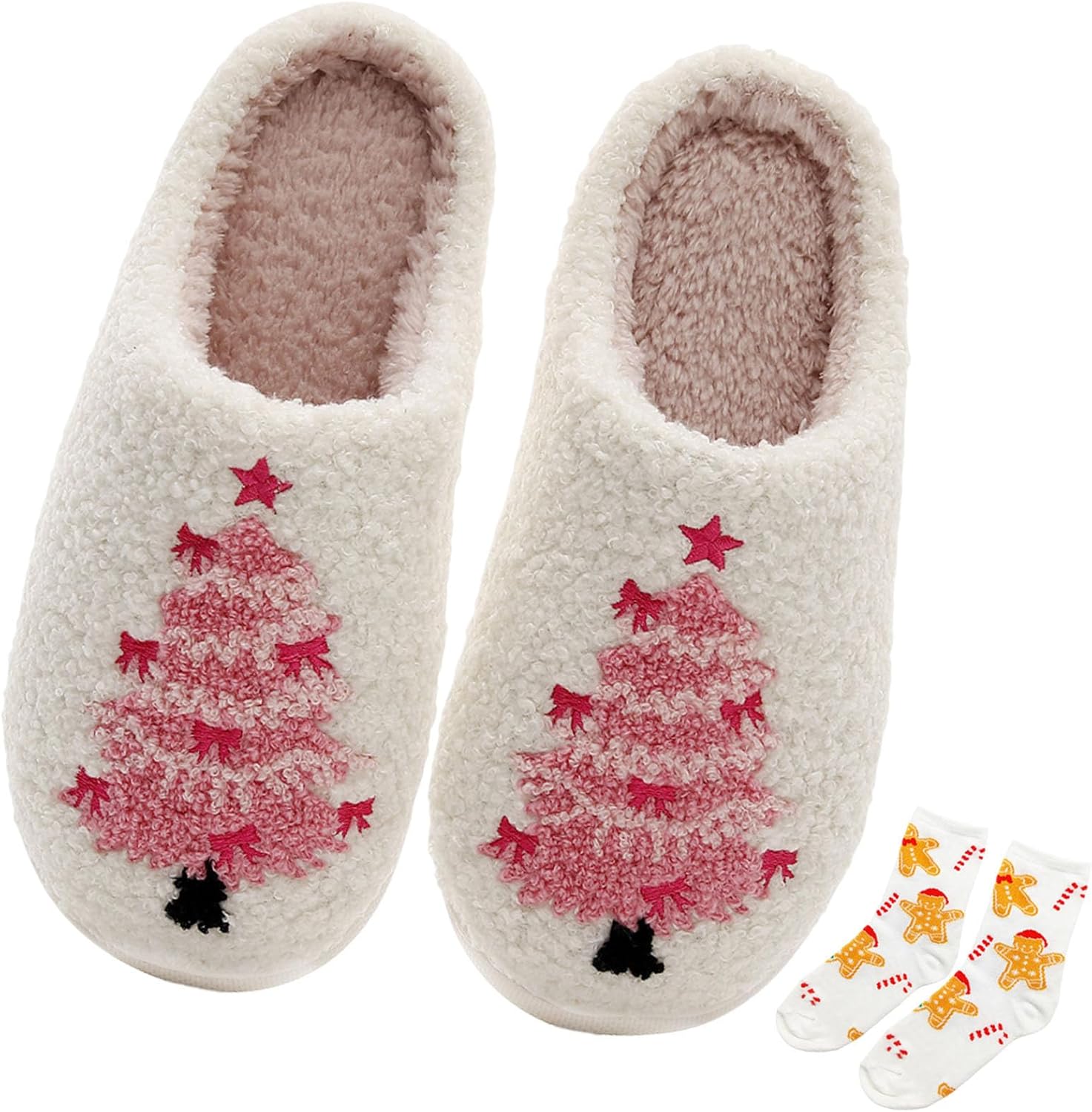 Рождественские тапочки-северные олени для женщин, пушистые, мягкие и уютные, мультяшные плюшевые тапочки для дома и улицы Focusin, A-christmas
Рождественские тапочки-северные олени для женщин, пушистые, мягкие и уютные, мультяшные плюшевые тапочки для дома и улицы Focusin, A-christmas