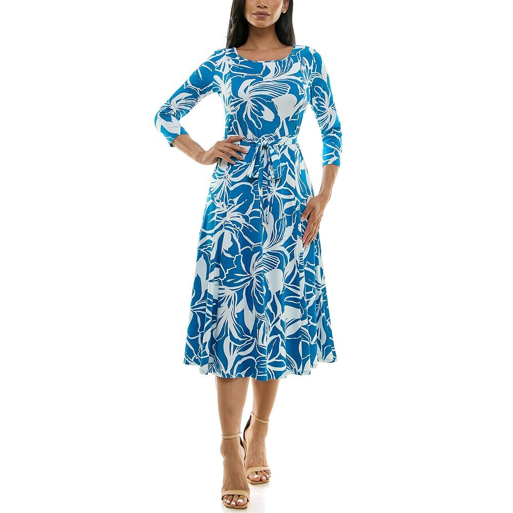 Женское платье миди с поясом Nina Leonard Sylvia, цвет Jaybird White
Женское платье миди с поясом Nina Leonard Sylvia, цвет Jaybird White