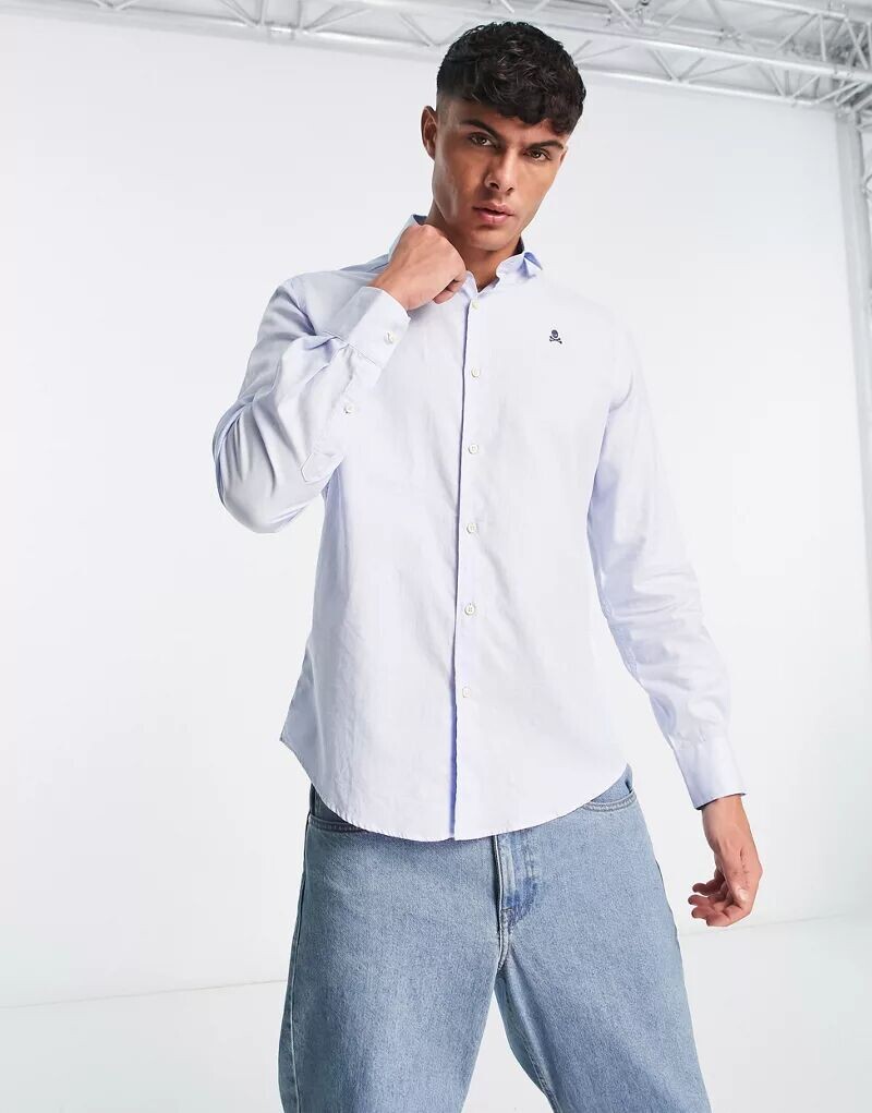 Голубая рубашка в полоску Scalpers Elisee
Голубая рубашка в полоску Scalpers Elisee