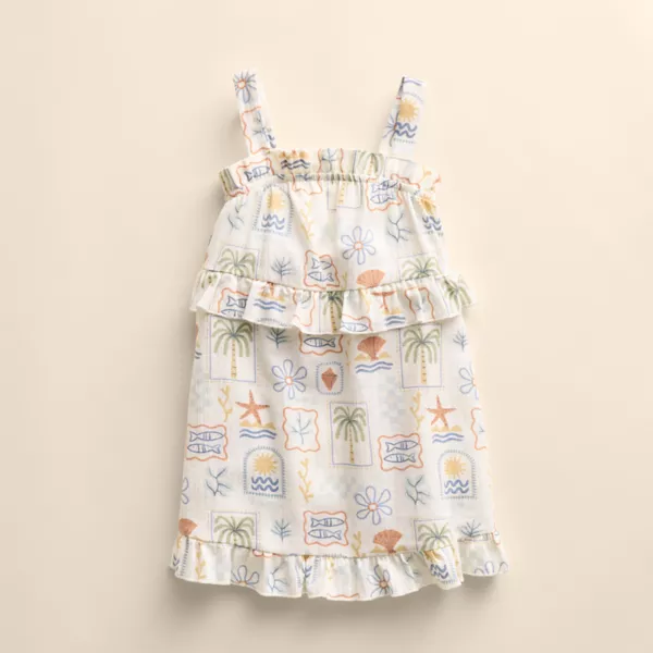 Детское платье-майка с рюшами из органического хлопка Little Co. By Lauren Conrad, цвет ivory sea icons
Детское платье-майка с рюшами из органического хлопка Little Co. By Lauren Conrad, цвет ivory sea icons
