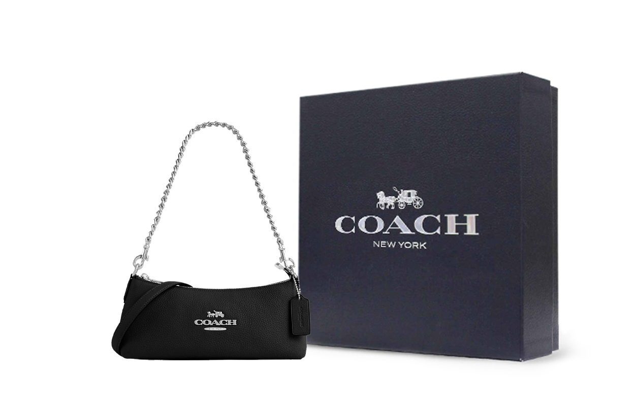 COACH Кожаная сумка через плечо с текстурой
COACH Кожаная сумка через плечо с текстурой