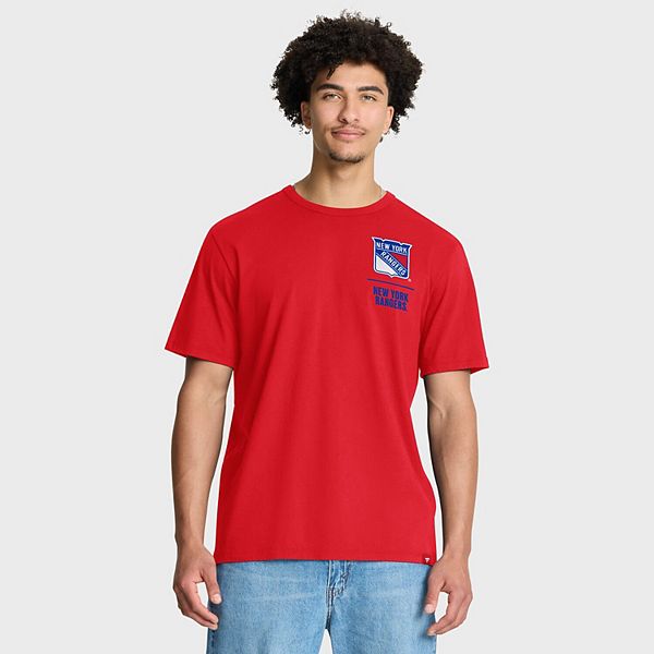 Мужская красная футболка new york rangers crash the net legacy Fanatics
Мужская красная футболка new york rangers crash the net legacy Fanatics
