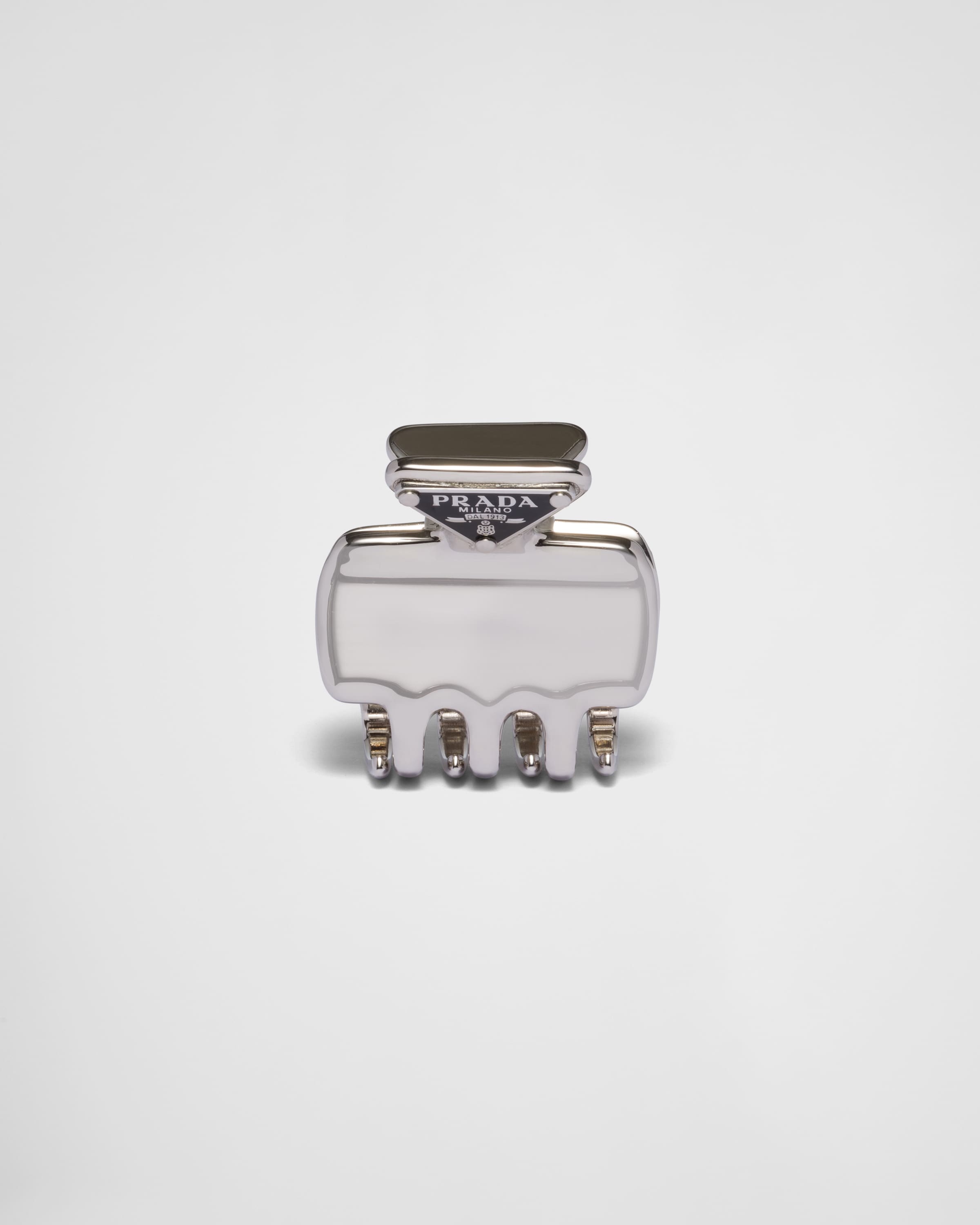 Металлическая заколка для волос Prada, серый
Металлическая заколка для волос Prada, серый