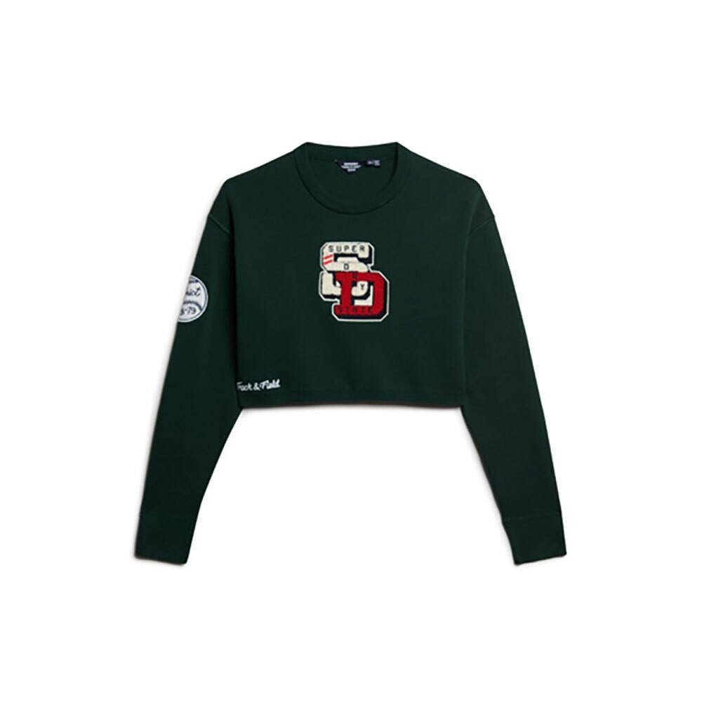 Толстовка Superdry Varsity Crop Crew, зеленый
Толстовка Superdry Varsity Crop Crew, зеленый