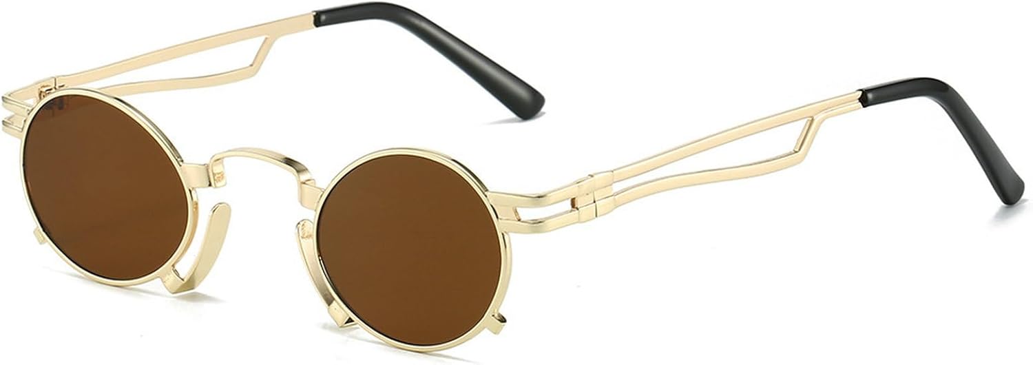 Ретро маленькие овальные солнцезащитные очки для женщин, модные, с уникальной металлической оправой, круглые, с защитой от УФ-излучения UV400, для мужчин, в стиле панк, красные и желтые mincl, C11
Ретро маленькие овальные солнцезащитные очки для женщин, модные, с уникальной металлической оправой, круглые, с защитой от УФ-излучения UV400, для мужчин, в стиле панк, красные и желтые mincl, C11