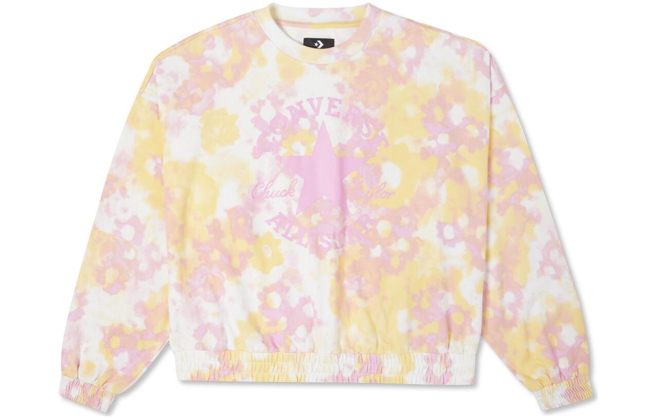 Свитшот женский розовый Converse 
Свитшот женский розовый Converse