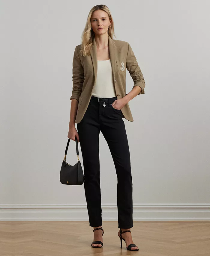 Суперстрейч премиум джинсы прямого кроя с завышенной талией, стандартная и укороченная длина Lauren Ralph Lauren, черный
Суперстрейч премиум джинсы прямого кроя с завышенной талией, стандартная и укороченная длина Lauren Ralph Lauren, черный