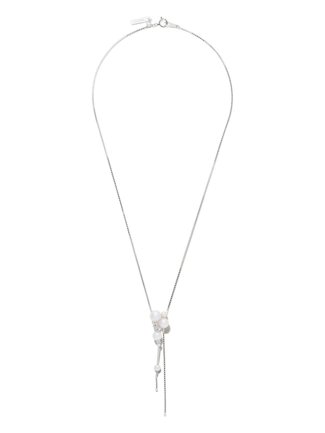 Колье из белого золота с жемчугом и бриллиантами TASAKI, серебряный
Колье из белого золота с жемчугом и бриллиантами TASAKI, серебряный