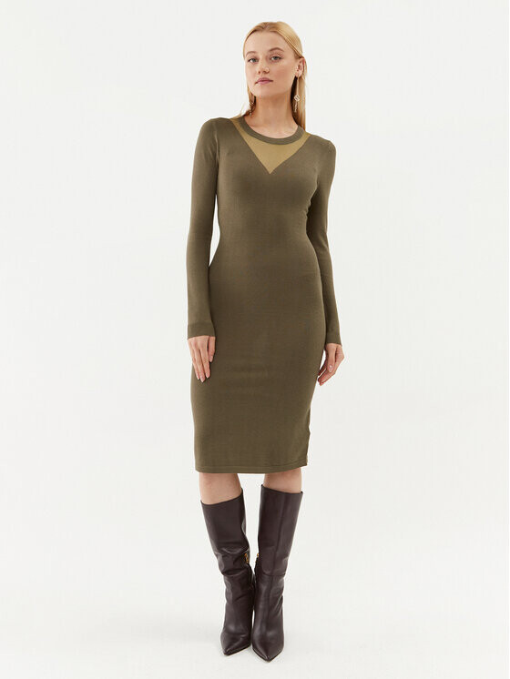 Трикотажное платье приталенного кроя Fracomina, хаки
Трикотажное платье приталенного кроя Fracomina, хаки