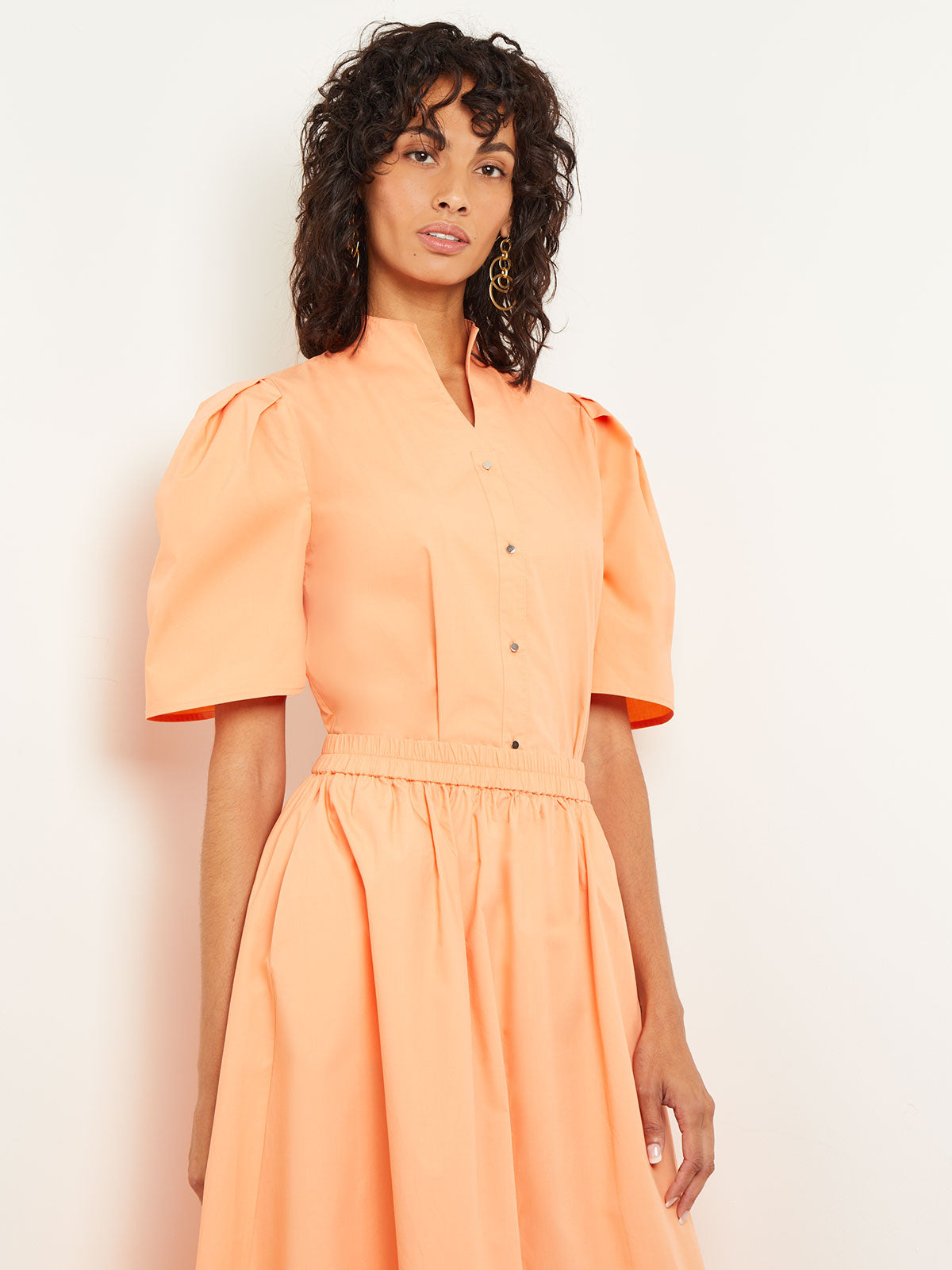 Блузка с пуговицами спереди - рукав-фонарик, хлопок Misook, цвет citrine
Блузка с пуговицами спереди - рукав-фонарик, хлопок Misook, цвет citrine