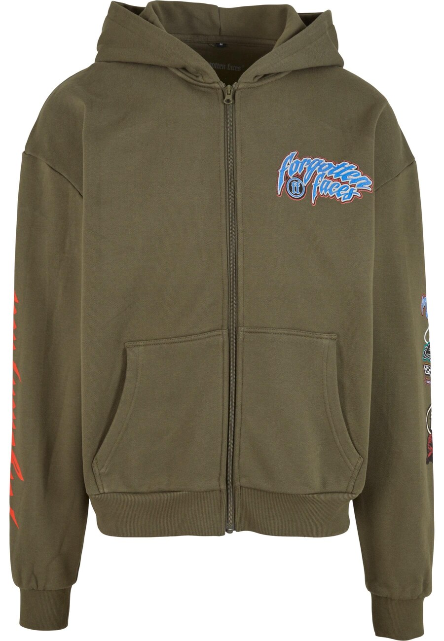 Толстовка с капюшоном на молнии Forgotten Faces Zip-Up Hoodie Courage Defines, оливковый 
Толстовка с капюшоном на молнии Forgotten Faces Zip-Up Hoodie Courage Defines, оливковый