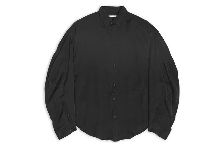 Рубашка женская черная Balenciaga 
Рубашка женская черная Balenciaga
