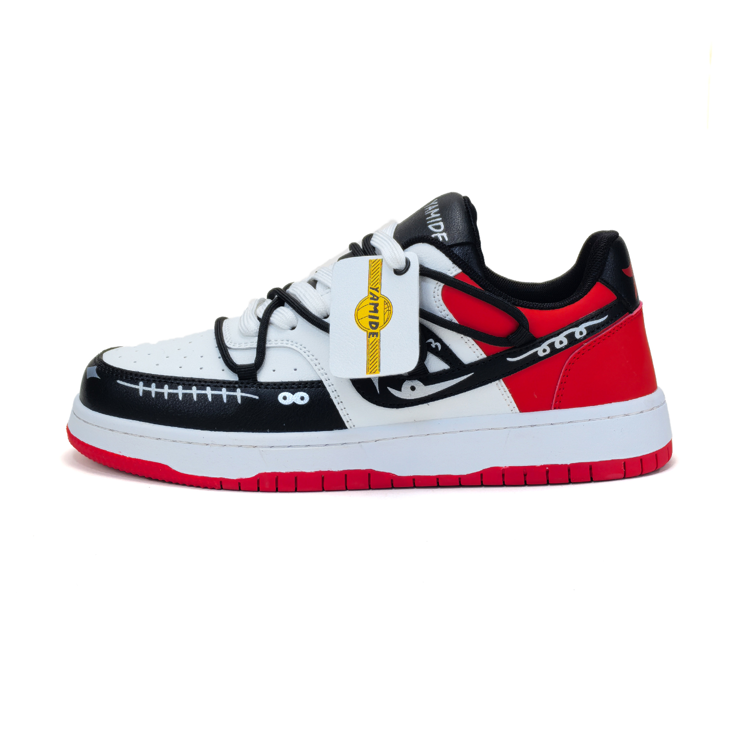 Yamid Антискользящие и износостойкие дышащие низкие скейтерские кроссовки мужские черно-зеленые - бело-черно-красные, цвет White Black Red
Yamid Антискользящие и износостойкие дышащие низкие скейтерские кроссовки мужские черно-зеленые - бело-черно-красные, цвет White Black Red