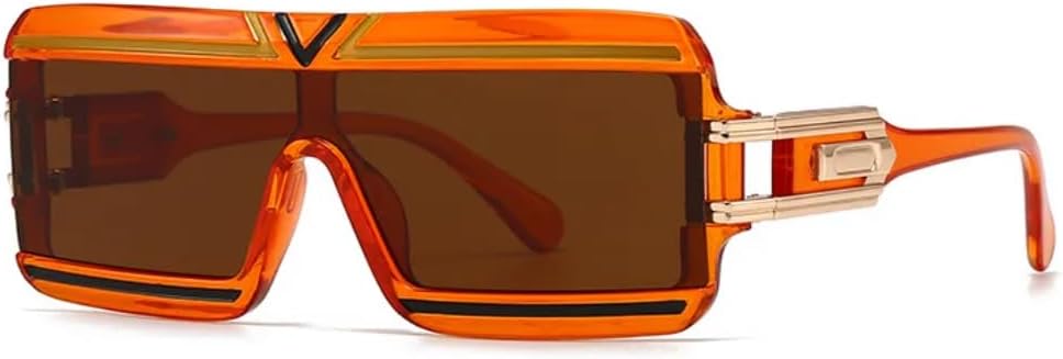 Солнцезащитные очки в крупной прямоугольной оправе для женщин и мужчин, роскошные винтажные солнцезащитные очки в стиле стимпанк, популярные ретро-очки TVTBBVV, Orange Tea
Солнцезащитные очки в крупной прямоугольной оправе для женщин и мужчин, роскошные винтажные солнцезащитные очки в стиле стимпанк, популярные ретро-очки TVTBBVV, Orange Tea