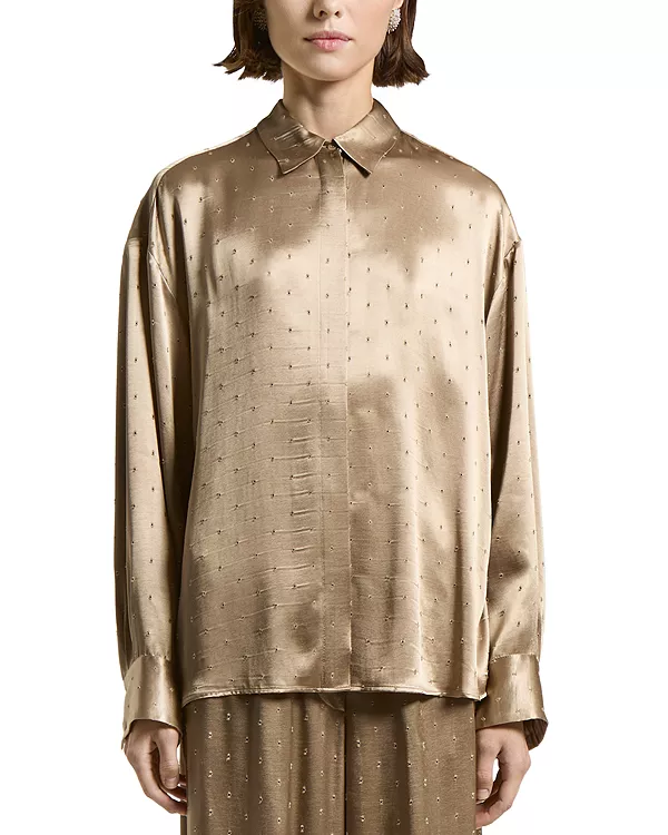 Блузка оверсайз Peserico, золотой
Блузка оверсайз Peserico, золотой