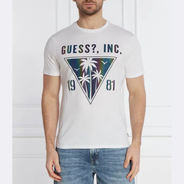 Облегающая футболка Guess, белый
Облегающая футболка Guess, белый