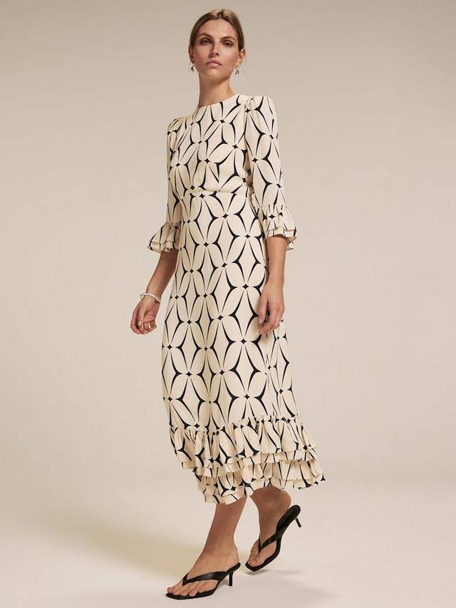 Платье миди с геометрическими оборками Mint Velvet, цвет Natural Cream
Платье миди с геометрическими оборками Mint Velvet, цвет Natural Cream