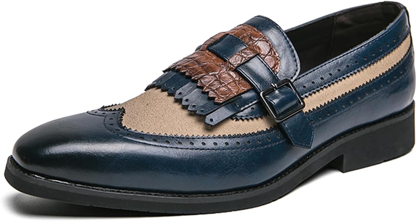 Мужские лоферы с кисточками, повседневные туфли без шнурков, формальные оксфорды на низком каблуке Abborora, синий
Мужские лоферы с кисточками, повседневные туфли без шнурков, формальные оксфорды на низком каблуке Abborora, синий