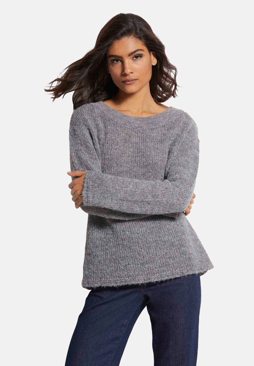 Джемпер MIT GLANZ-EFFEKT MADELEINE, серый
Джемпер MIT GLANZ-EFFEKT MADELEINE, серый