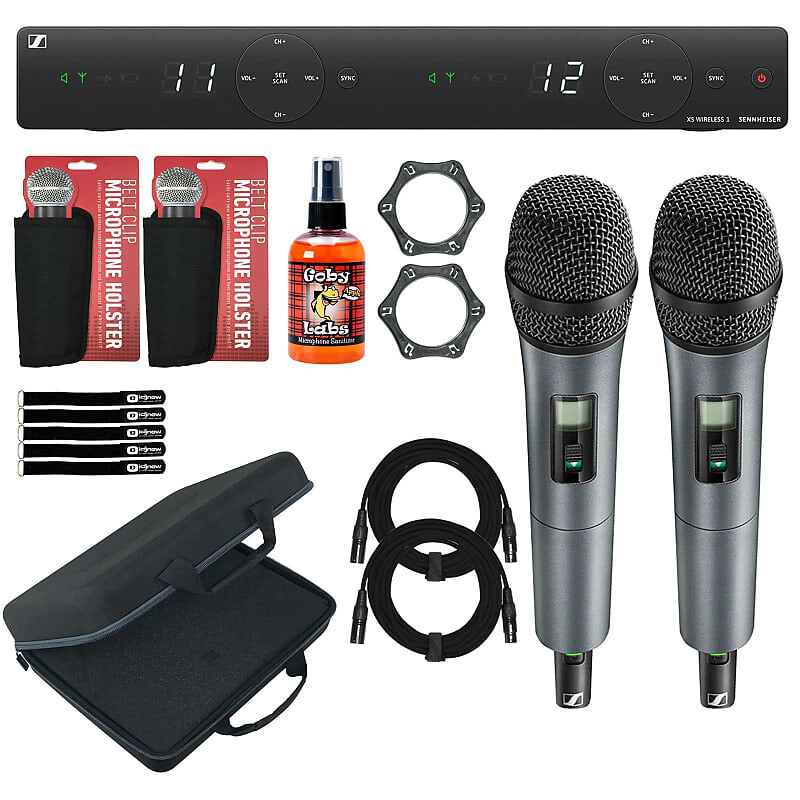 Беспроводная микрофонная система Sennheiser Sennheiser XSW 1-825 DUAL-A DJ Pro Audio Wireless Microphone System w Carry Case
Беспроводная микрофонная система Sennheiser Sennheiser XSW 1-825 DUAL-A DJ Pro Audio Wireless Microphone System w Carry Case