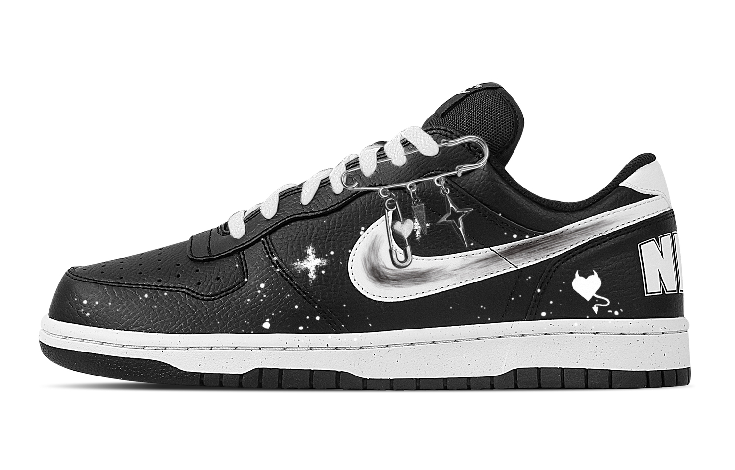 Nike Мужские скейтерские кроссовки Big Nightmare низкие, устойчивые к истиранию, дышащие, черно-белые
Nike Мужские скейтерские кроссовки Big Nightmare низкие, устойчивые к истиранию, дышащие, черно-белые