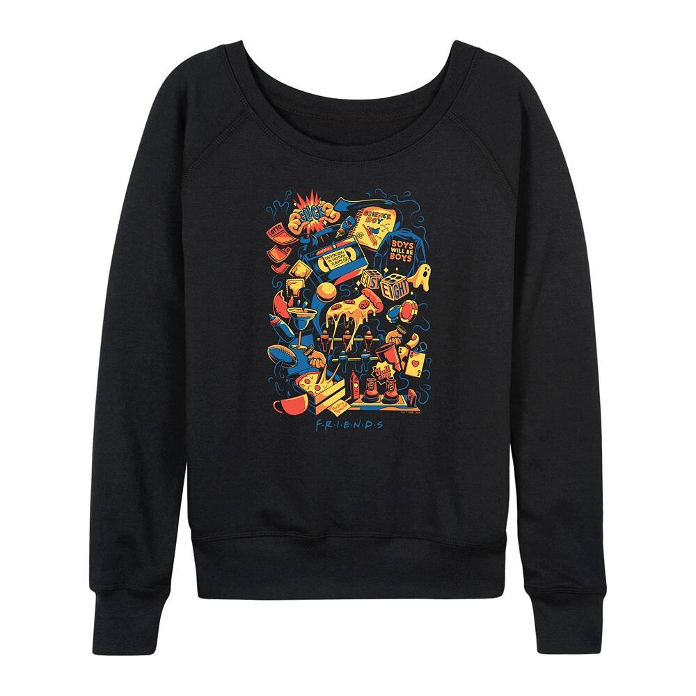 Женский легкий свитшот из френч терри с коллажем Friends Icons Collage Licensed Character, черный
Женский легкий свитшот из френч терри с коллажем Friends Icons Collage Licensed Character, черный
