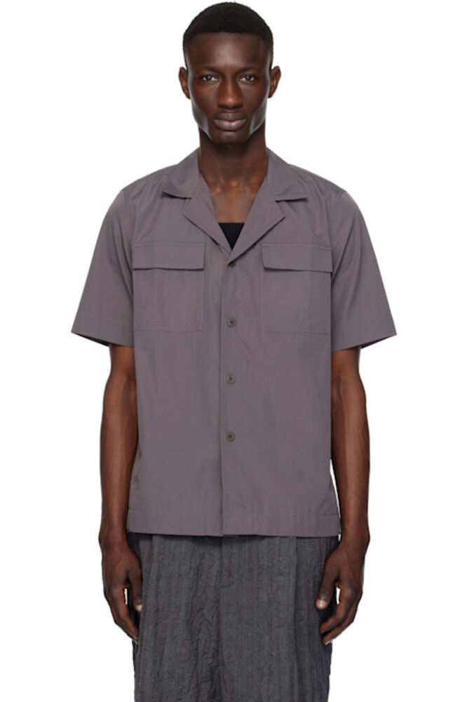 Серая рубашка с вентиляцией Dries Van Noten
Серая рубашка с вентиляцией Dries Van Noten