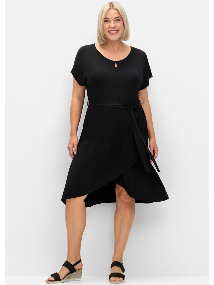 Платье до колена sheego, черный
Платье до колена sheego, черный