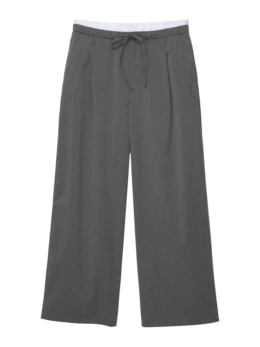 Свободные брюки со складками спереди Pull&Bear, антрацит
Свободные брюки со складками спереди Pull&Bear, антрацит