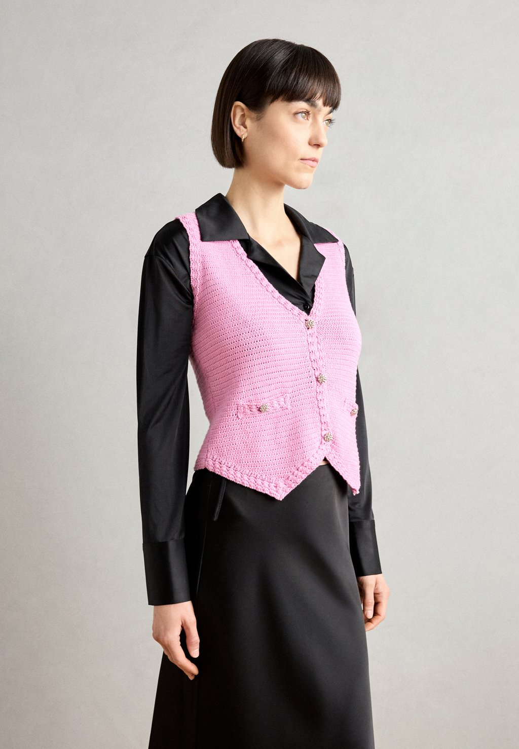 Жилет Morgan, светло-розовый 
Жилет Morgan, светло-розовый
