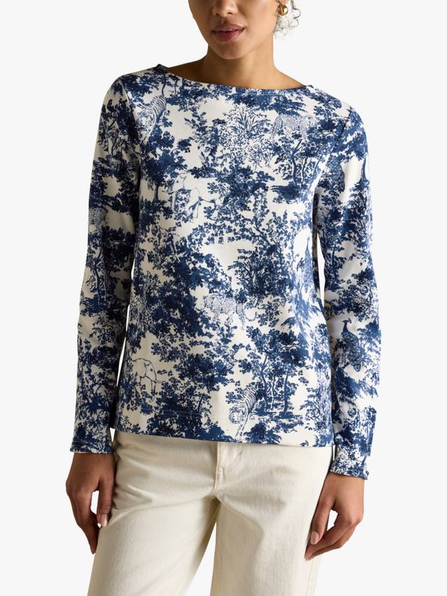 Харбор Флорал топ с лодочкой Joules, Navy
Харбор Флорал топ с лодочкой Joules, Navy