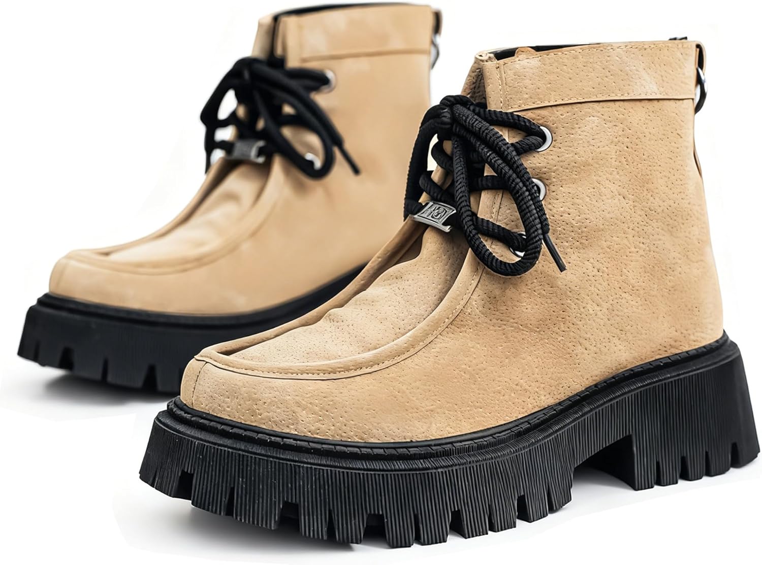 Мужские кожаные ботинки на платформе с модным округлым носком, рифленой подошвой, противоскользящие, с шнуровкой, повседневные мотоботинки, подходят для прогулок, походов и повседневной активной жизни на свежем воздухе Ghibhna, хаки
Мужские кожаные ботинки на платформе с модным округлым носком, рифленой подошвой, противоскользящие, с шнуровкой, повседневные мотоботинки, подходят для прогулок, походов и повседневной активной жизни на свежем воздухе Ghibhna, хаки