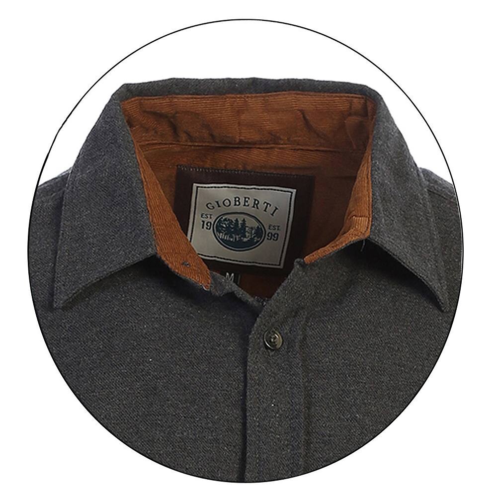 Gioberti Мужская фланелевая рубашка в клетку с начесом из 100 % хлопка с вельветовым контрастом, цвет Heather Olive
Gioberti Мужская фланелевая рубашка в клетку с начесом из 100 % хлопка с вельветовым контрастом, цвет Heather Olive