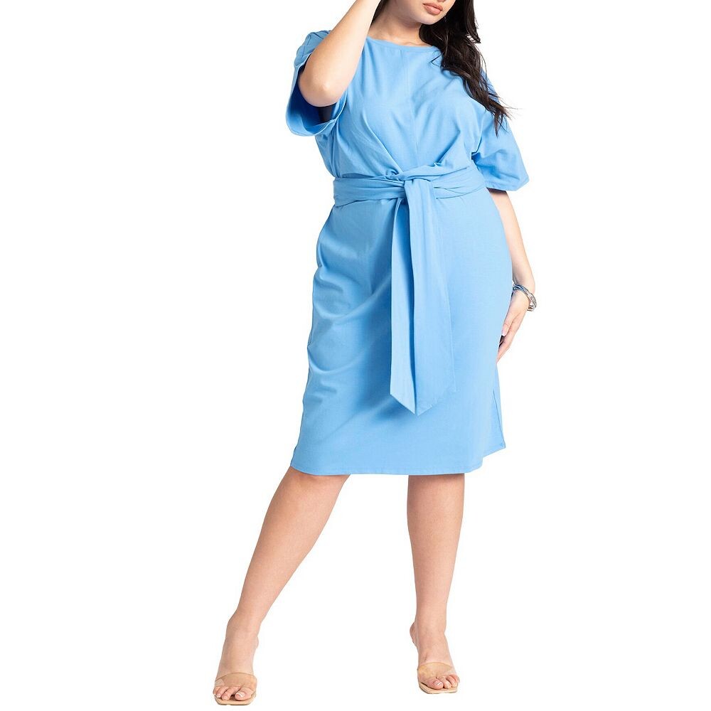 Eloquii женское платье больших размеров с перекрещенными рукавами спереди ELOQUII, цвет Azure Blue
Eloquii женское платье больших размеров с перекрещенными рукавами спереди ELOQUII, цвет Azure Blue