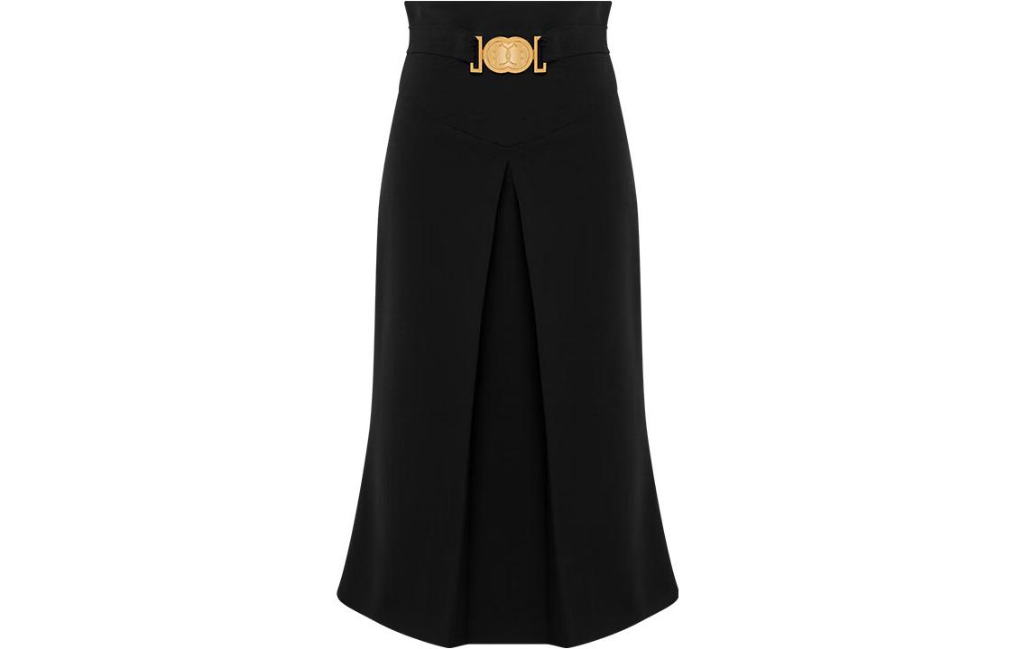 Повседневная длинная юбка женская черная MOSCHINO 
Повседневная длинная юбка женская черная MOSCHINO