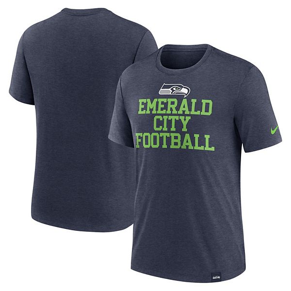 Мужская футболка heather college navy seattle seahawks blitz tri-blend Nike
Мужская футболка heather college navy seattle seahawks blitz tri-blend Nike