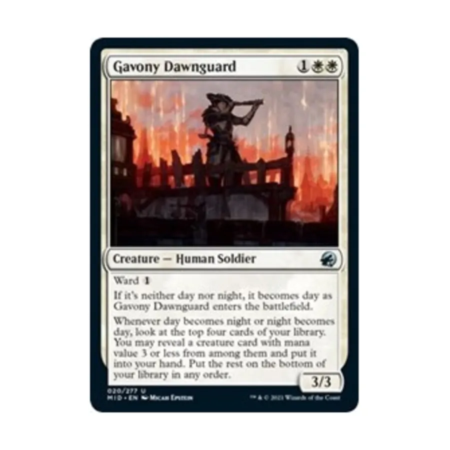 CCG Гавони Страж Рассвета (U), MTG - Innistrad - Midnight Hunt
CCG Гавони Страж Рассвета (U), MTG - Innistrad - Midnight Hunt