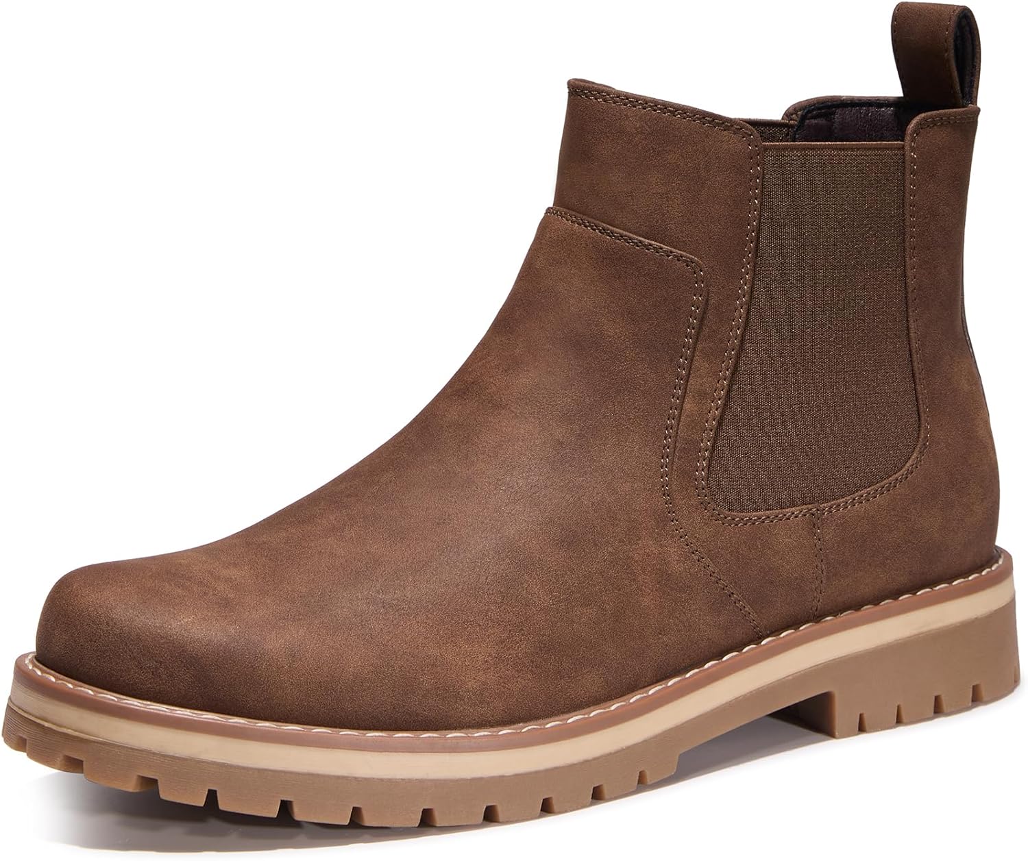 Мужские ботинки челси, классические ботинки для мужчин, удобные повседневные ботинки без шнурков до щиколотки Truveld, коричневый
Мужские ботинки челси, классические ботинки для мужчин, удобные повседневные ботинки без шнурков до щиколотки Truveld, коричневый