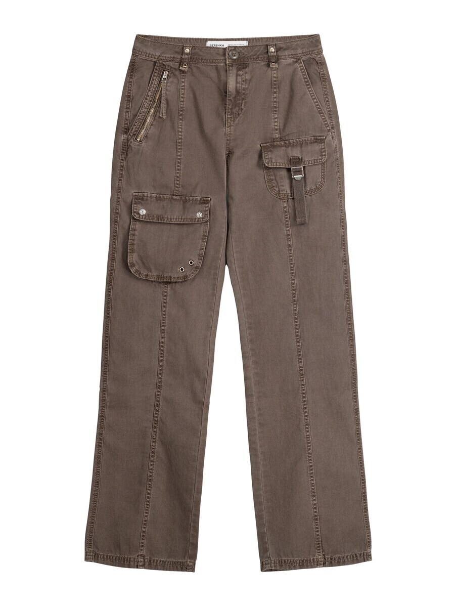 Свободные брюки Bershka, темно-бежевый
Свободные брюки Bershka, темно-бежевый