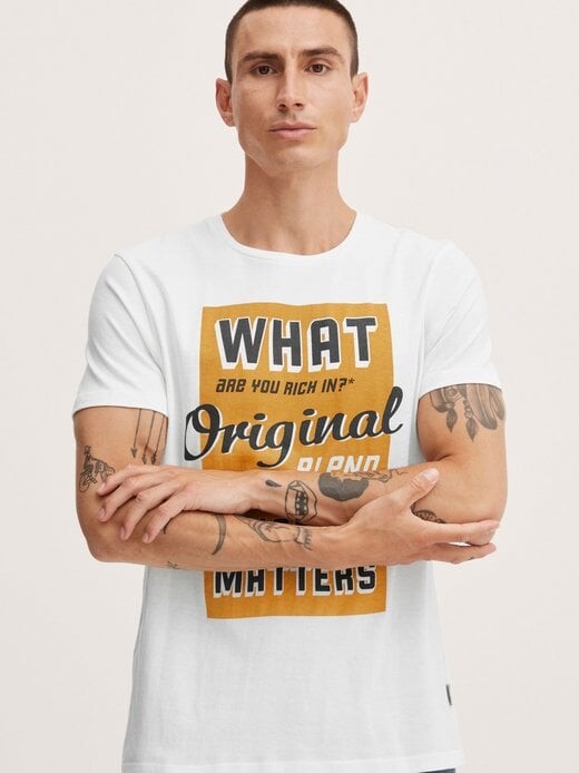 Футболка Blend, белый 
Футболка Blend, белый