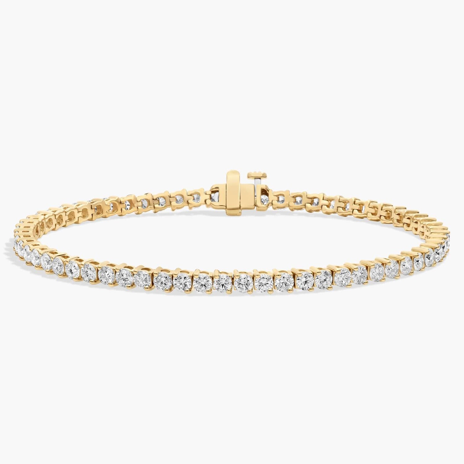 Теннисный браслет с двумя зубцами из выращенного в лаборатории бриллианта 7 дюймов из 14-каратного желтого золота (5 карат, два цвета - FG / VS2-SI1) Blue Nile
Теннисный браслет с двумя зубцами из выращенного в лаборатории бриллианта 7 дюймов из 14-каратного желтого золота (5 карат, два цвета - FG / VS2-SI1) Blue Nile