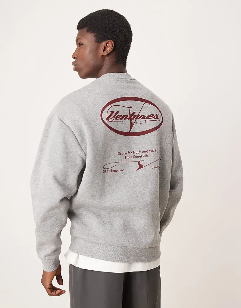 Толстовка оверсайз с красным принтом в сером меланжевом цвете ASOS DESIGN
Толстовка оверсайз с красным принтом в сером меланжевом цвете ASOS DESIGN