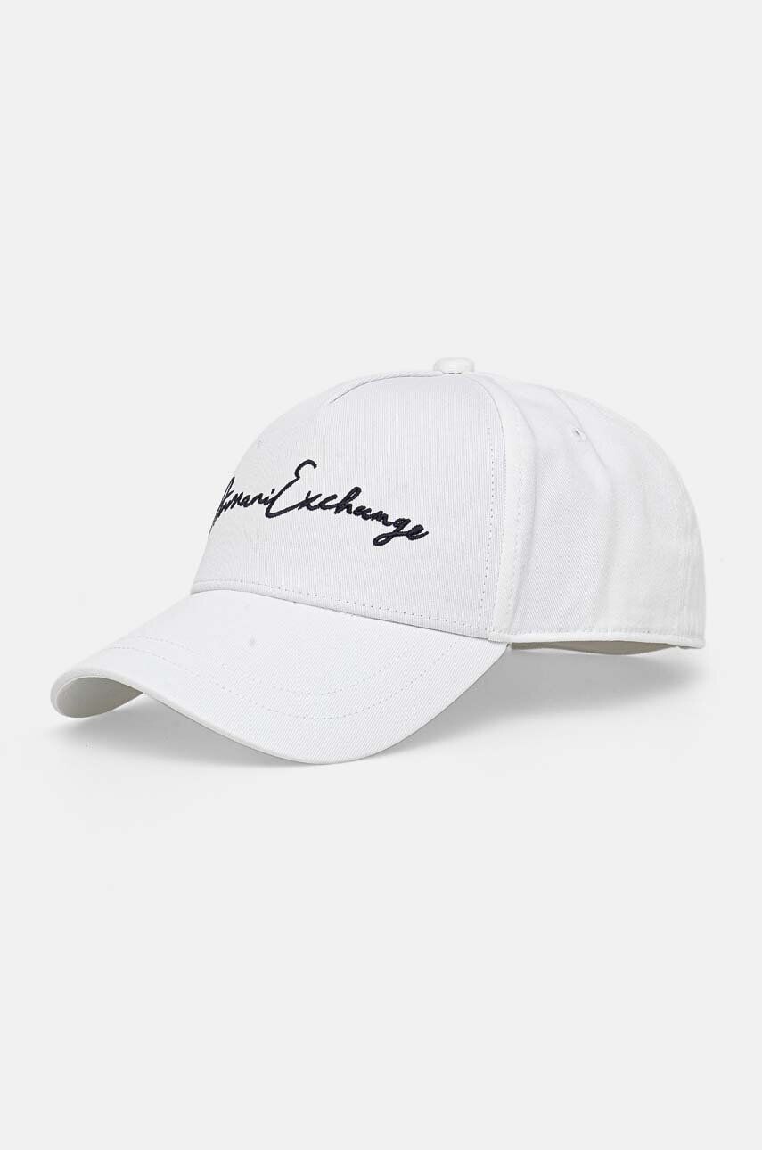 Хлопковая бейсболка Armani Exchange, белый
Хлопковая бейсболка Armani Exchange, белый