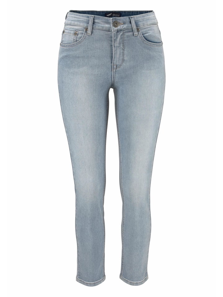 Джинсы 7/8 из отбеленного материала ARIZONA
Джинсы 7/8 из отбеленного материала ARIZONA