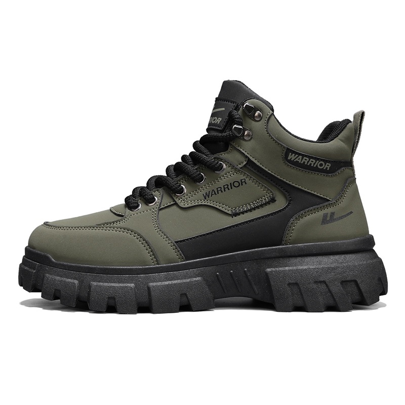 WARRIOR Короткие мужские ботинки Martin, цвет армейский зеленый
WARRIOR Короткие мужские ботинки Martin, цвет армейский зеленый