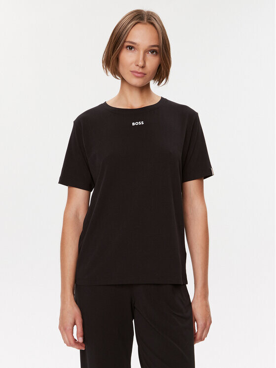 Пижамная футболка стандартного кроя Boss, черный
Пижамная футболка стандартного кроя Boss, черный