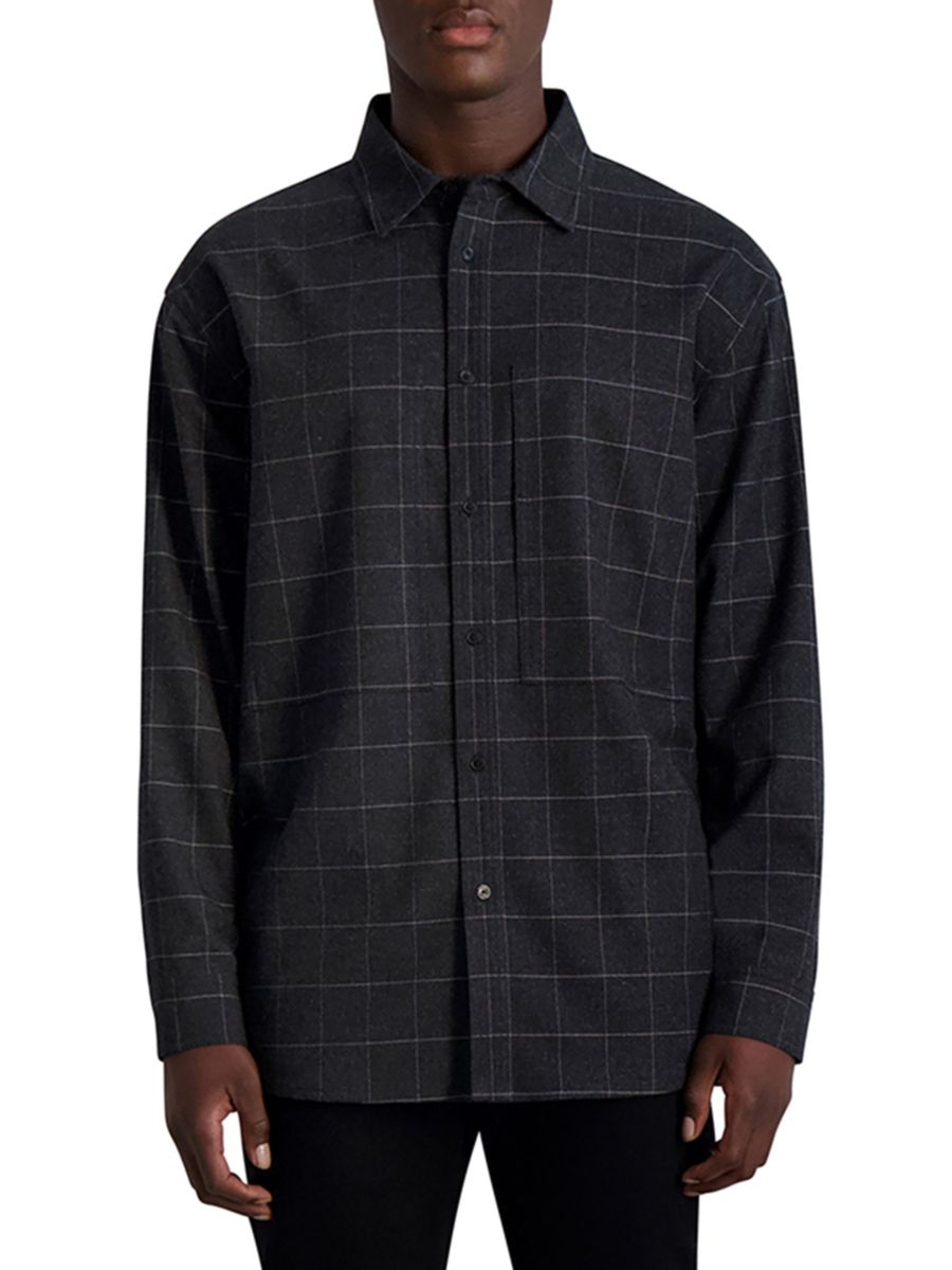 Рубашка с застежкой на пуговицы на оконном стекле Karl Lagerfeld Paris, угольный
Рубашка с застежкой на пуговицы на оконном стекле Karl Lagerfeld Paris, угольный